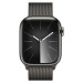 Apple Watch Series 9 Cellular 41mm Grafitová ocel s grafitovým milánským tahem Grafitová
