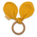 Kroužek s listy New Baby Ears mustard