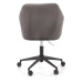 Kancelářská otočná židle FRESCO — látka, šedá