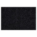 Spoltex koberce Liberec AKCE: 90x600 cm Metrážový koberec Rambo 15 černý, zátěžový - Bez obšití 