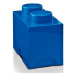 Lego® úložný box 125x252x181 tmavě modrý