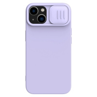 Nillkin CamShield Silky Silicone Case pro iPhone 15 Plus s krytem fotoaparátu - fialový