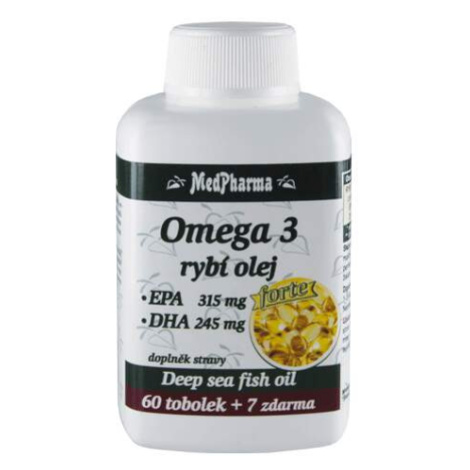 MedPharma Omega 3 rybí olej Forte tob.67