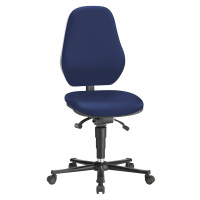 bimos Pracovní otočná židle BASIC, ESD, textil, potah modrý