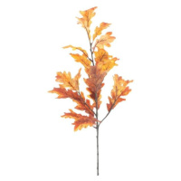 Větev dub podzimní umělý oranžový 73cm