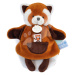 Plyšová panda na loutkové divadlo Red Panda Hand Puppet Unicef Collection Doudou et Compagnie v 