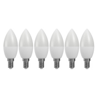 LIVARNO home LED žárovka, 6 kusů (svíčka E14)