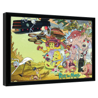 Obraz na zeď - Rick & Morty - Creature Barrage, 40 × 30 cm