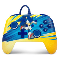 PowerA Enhanced drátový herní ovladač - Sonic Boost (Switch)