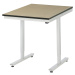 RAU Psací stůl s elektrickým přestavováním výšky, deska z MDF, nosnost 150 kg, š x h 750 x 1000 