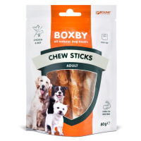 Boxby snacky, 2 balení - 10 % sleva - žvýkací tyčinky s kuřecím (2 x 80 g)