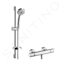 Hansgrohe 27086000 - Sprchový set s termostatem, 3 proudy, tyč 65 cm, chrom