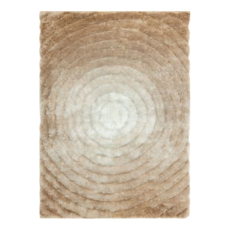 Kusový koberec Flim 008-B1 Circles beige FOR LIVING