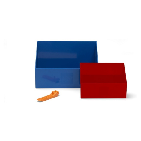 LEGO® naběrač na kostky - červená/modrá, set 2 ks