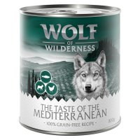 Výhodné balení: Wolf of Wilderness Adult 12 x 800 g - The Taste Of The Mediterranean