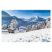 Fotografie Winter wonderland with mountain chalet in the Alps, bluejayphoto, 40 × 26.7 cm