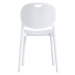 Set dvou židlí LUMA bílé (2ks)
