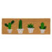 Rohožka z kokosového vlákna 25x75 cm Cactus – Casa Selección