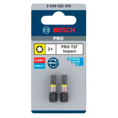 Šroubovací bit Bosch PRO Impact Control 25mm T27 2 ks 2608522476