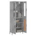 vidaXL Skříň highboard betonově šedá 69,5x34x180 cm kompozitní dřevo