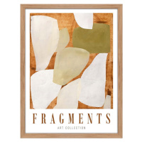 Plakát v rámu 32x42 cm Fragments – Malerifabrikken