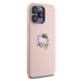 Zadní kryt Hello Kitty PU Kitty Asleep Logo MagSafe pro Apple iPhone 15 Pro Max, pink