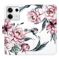 iSaprio flip pouzdro Pink Flowers pro Xiaomi Redmi Note 13 5G