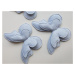 ELIS DESIGN Dekorační polštářky na zeď - motýli barva: Modrá