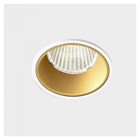 KOHL LIGHTING KOHL-Lighting VERSUS zapuštěné svítidlo s rámečkem pr. 80 mm bílá-zlatá 38° 15 W C