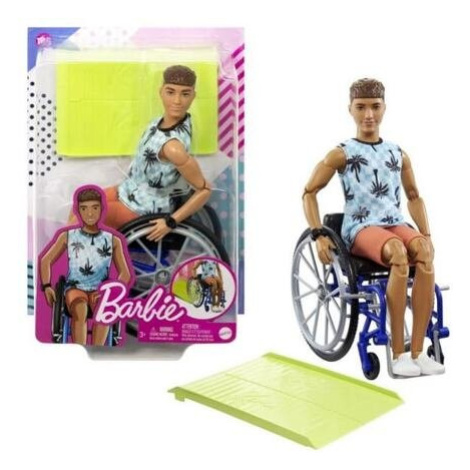 Barbie model Ken na invalidním vozíku Mattel