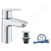 GROHE QuickFix Start Umyvadlová baterie s výpustí Push-Open, studený start, chrom 23551002