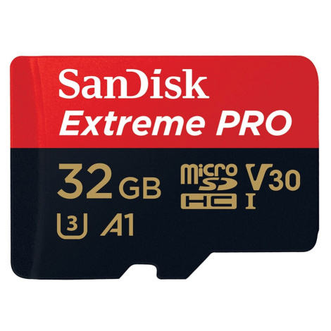 SanDisk micro SDXC karta 64GB Extreme PRO + adaptér SDSQXCU-064G-GN6MA