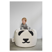 Dětský sedací vak Bini Panda Original Design vaku: Černá panda s černým úchytem