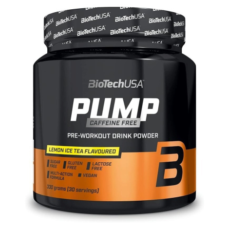 BioTech Pump Caffeine Free 330 g lemon ice tea