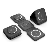 ChoeTech 3 in1 Foldable Magnetic wireless charger station for iPhone 12/13/14 series, AirPods Pr
