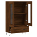 vidaXL Skříň highboard hnědý dub 69,5 x 31 x 115 cm kompozitní dřevo