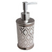 Koupelnový keramický set GLAZE stříbrná Mybesthome název: toaletní štětka