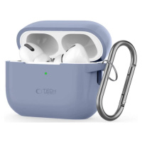 Pouzdro TECH-PROTECT SILICONE HOOK APPLE AIRPODS PRO 1 / 2 BABY BLUE (5906302376230)