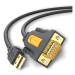 Ugreen USB 2.0 to RS-232 COM Port DB9 (M) Adapter Cable Black 1m