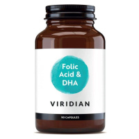 Viridian Folic Acid with DHA - Kyselina listová s DHA 90 kapslí
