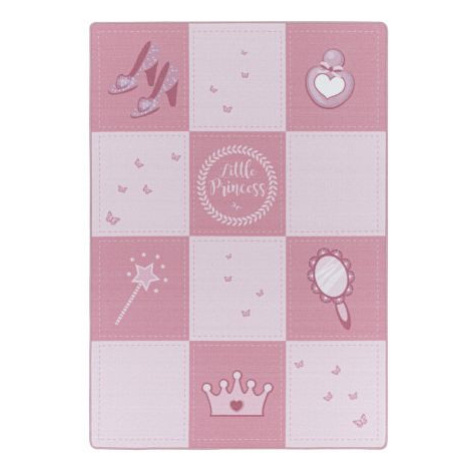 Dětský kusový koberec Play 2905 pink FOR LIVING