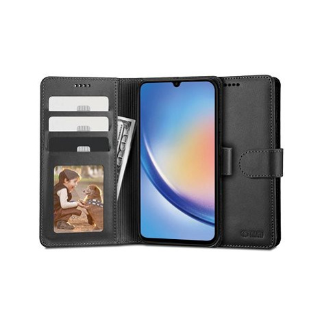 Tech-Protect Wallet knížkové pouzdro pro Samsung Galaxy A34 5G, černé