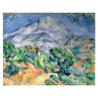 Cezanne, Paul - Obrazová reprodukce Mont Sainte-Victoire, 1900, (40 x 30 cm)