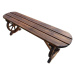 Dřevěná lavička 120x28x41