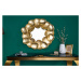 Estila Designové art deco nástěnné zrcadlo Amren s ozdobným kovovým rámem zlaté barvy 70cm