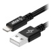 AlzaPower AluCore USB-A to Lightning MFi (C189) 0.5m černý