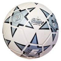STAR TOYS - Fotbalový míč Soccer stříbrná velikost 5