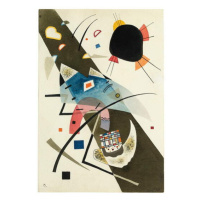 Obrazová reprodukce Two Black Spots (1923), Wassily Kandinsky, 26.7 × 40 cm