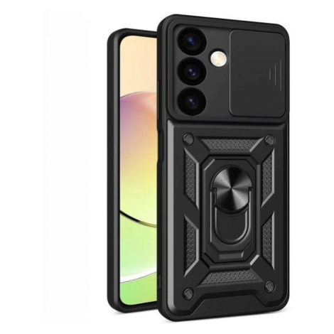 Panceřový obal na Samsung Galaxy A15 4G/5G Black s kroužkem Hybrid Armor Camshield