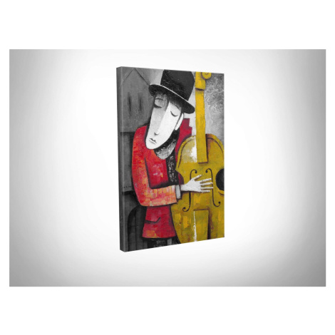 Wallity Obraz KONTRABASSO 30x40 cm vícebarevný